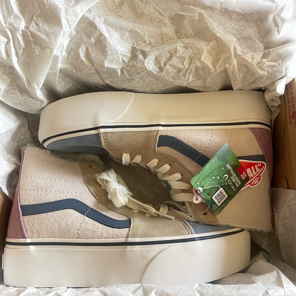 VANS-Multi Colored High Tops